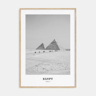 Egypt Portrait B&W No 3 Poster