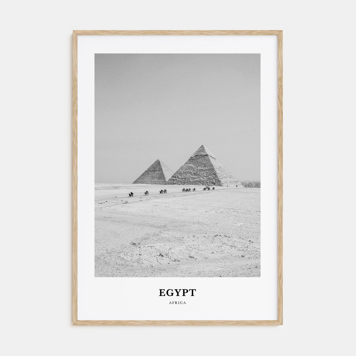 Egypt Portrait B&W No 3 Poster