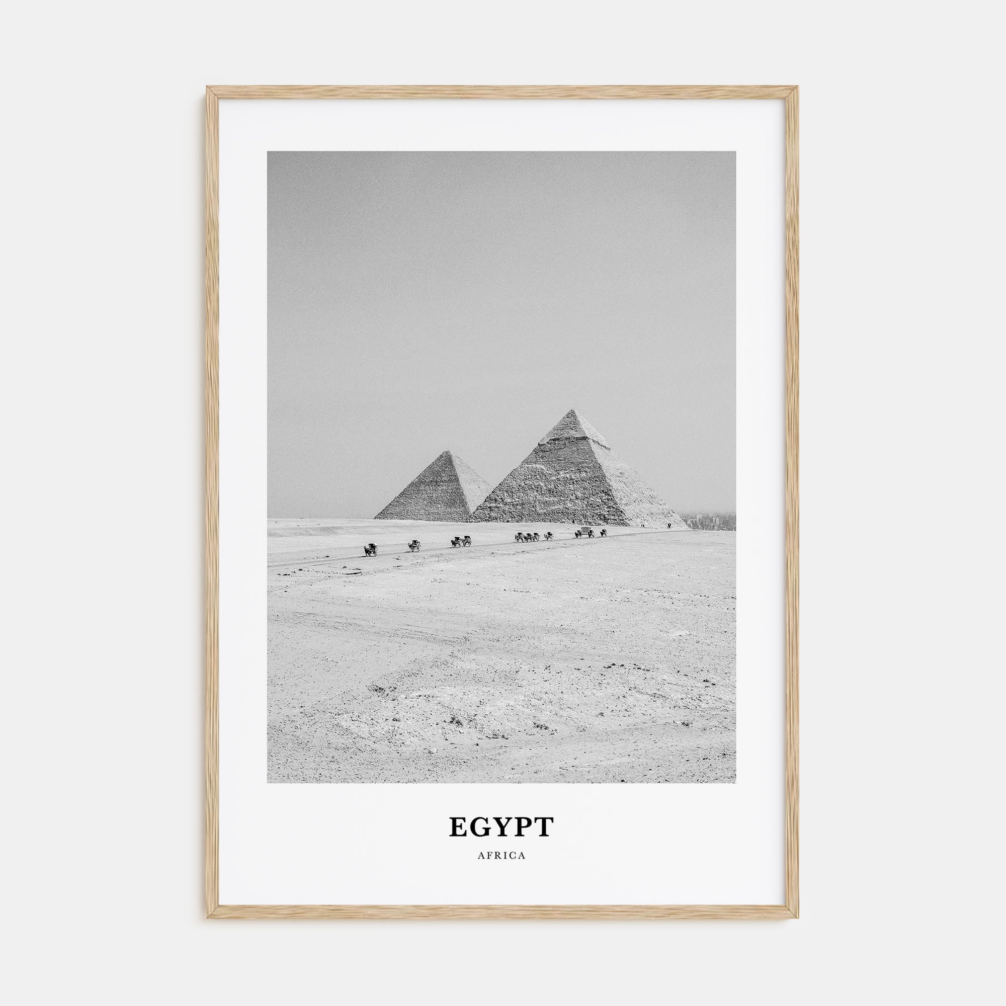 Egypt Portrait B&W No 3 Poster