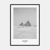 Egypt Portrait B&W No 3 Poster