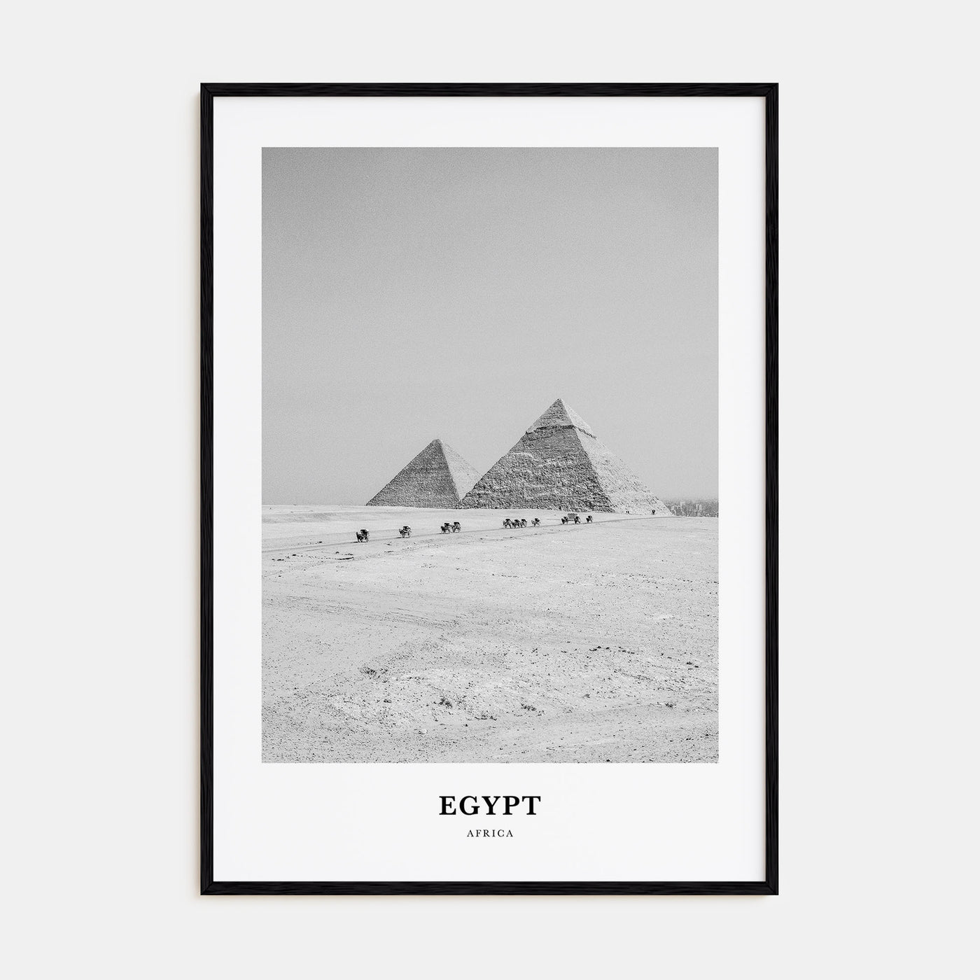 Egypt Portrait B&W No 3 Poster