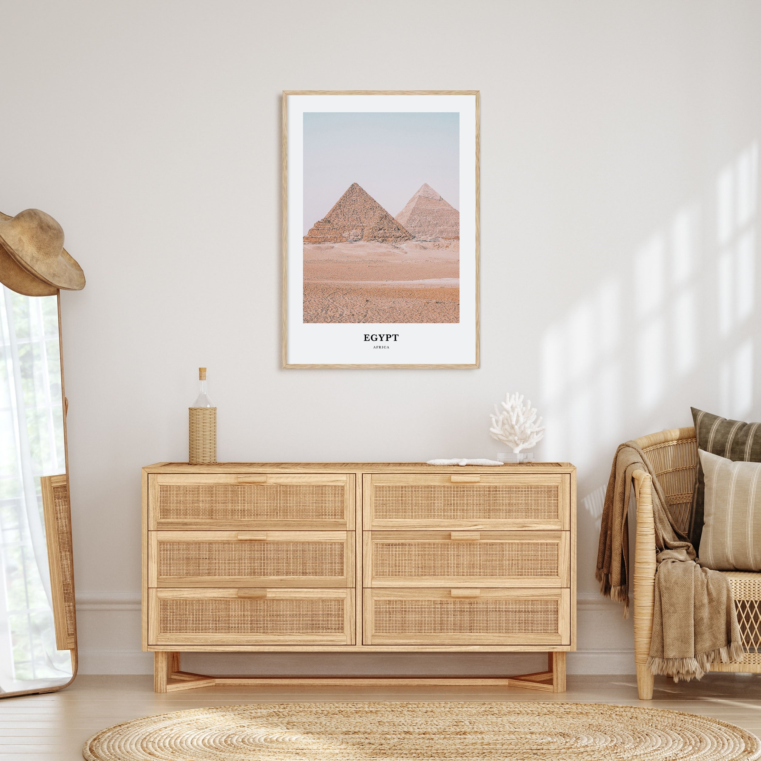 Egypt Portrait Color Poster
