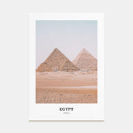 Egypt Portrait Color Poster