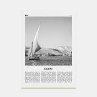 Egypt Travel B&W No 1 Poster