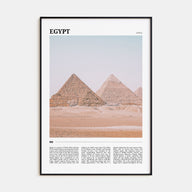 Egypt Travel Color Poster