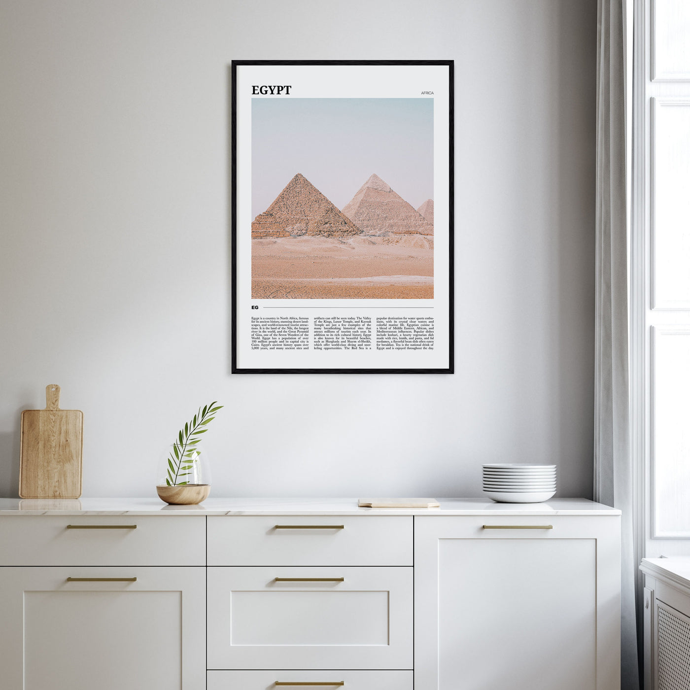 Egypt Travel Color Poster
