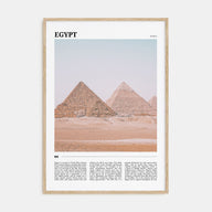 Egypt Travel Color Poster