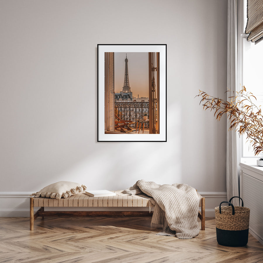 Eiffel Tower Photo Color No 2 Poster