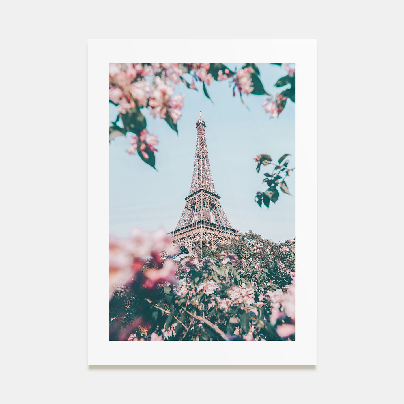 Eiffel Tower Photo Color No 3 Poster