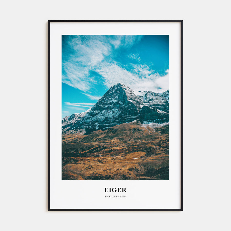 Eiger Portrait Color Poster