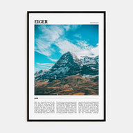 Eiger Travel Color Poster
