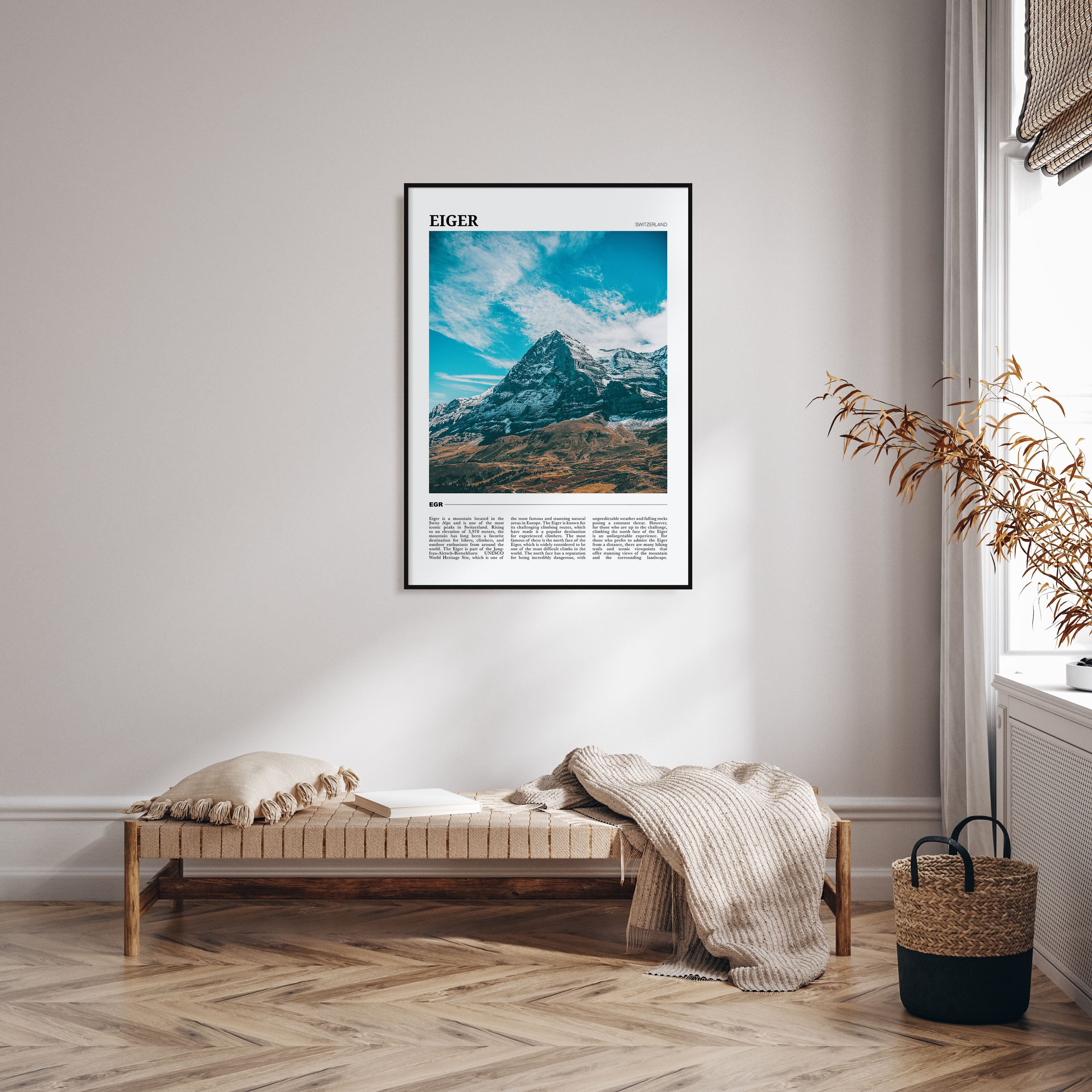 Eiger Travel Color Poster