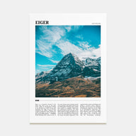 Eiger Travel Color Poster