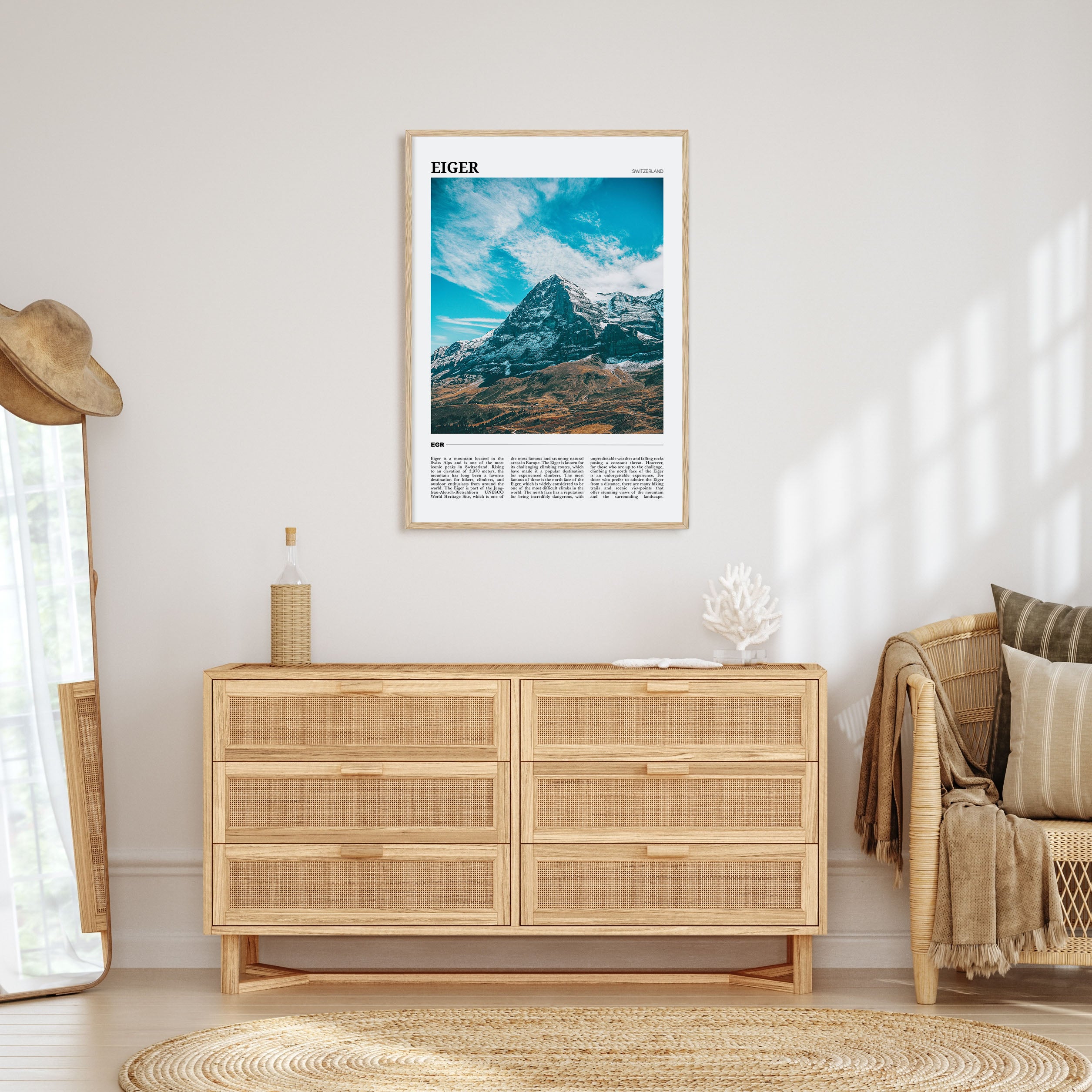 Eiger Travel Color Poster