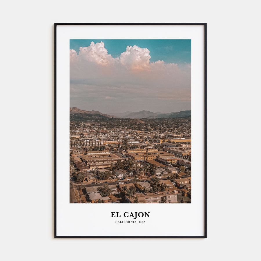 El Cajon Portrait Color Poster