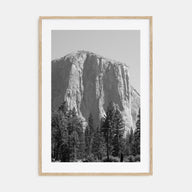 El Capitan Photo B&W Poster