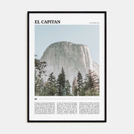 El Capitan Travel Color Poster
