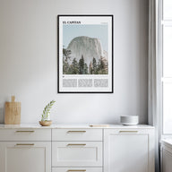 El Capitan Travel Color Poster