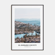 El Dorado County Portrait Color Poster