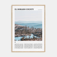 El Dorado County Travel Color Poster