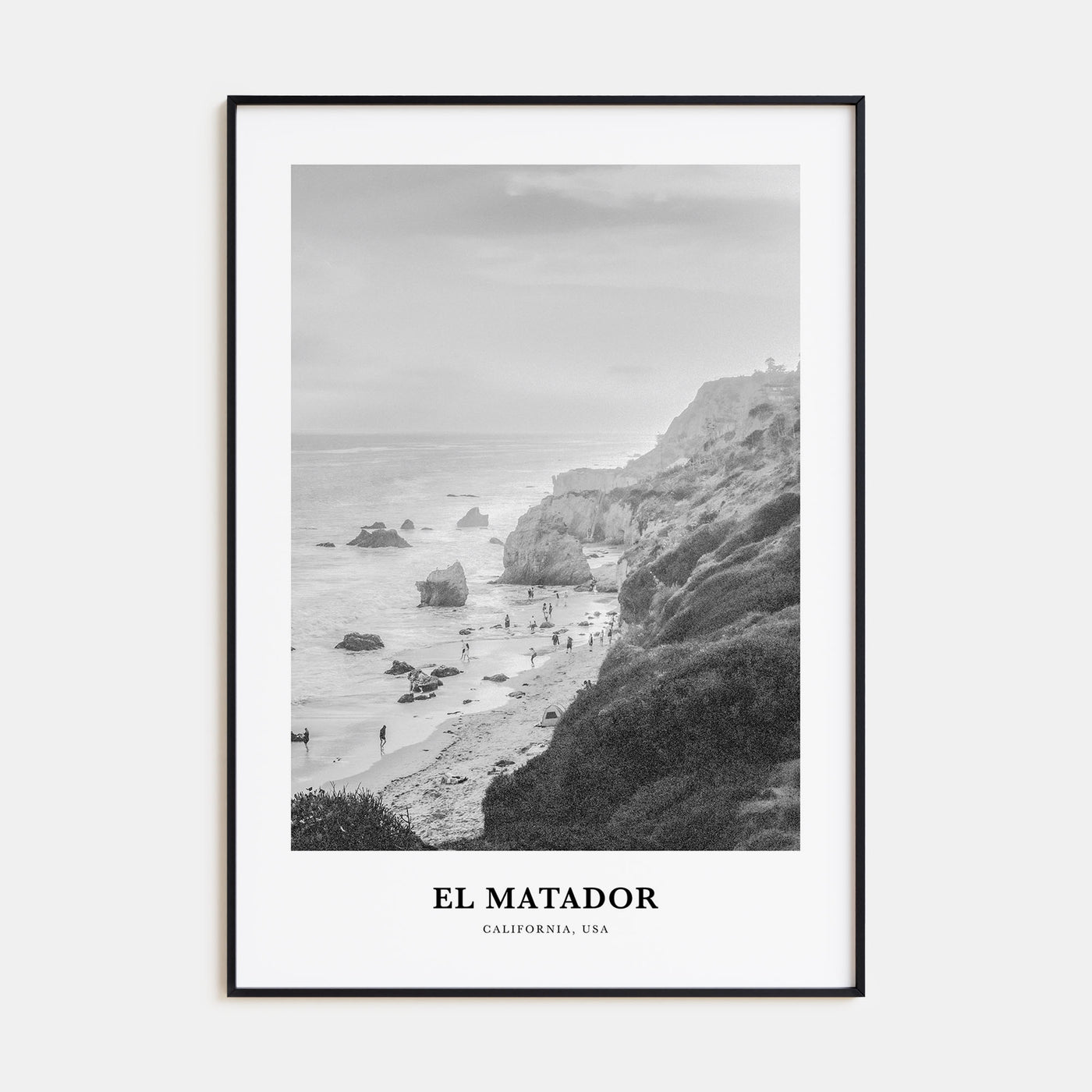 El Matador Portrait B&W Poster
