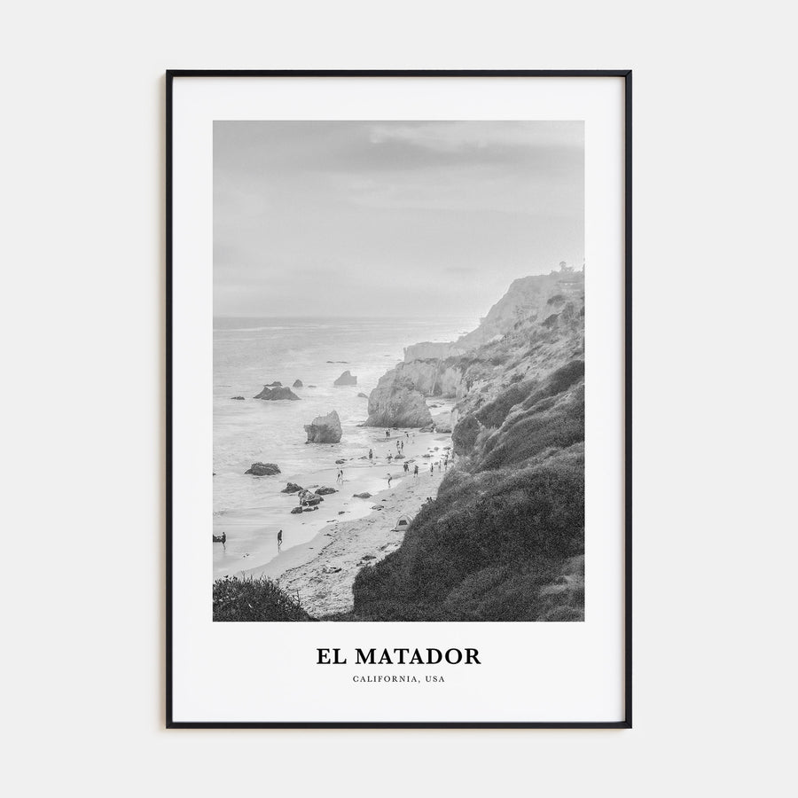El Matador Portrait B&W Poster