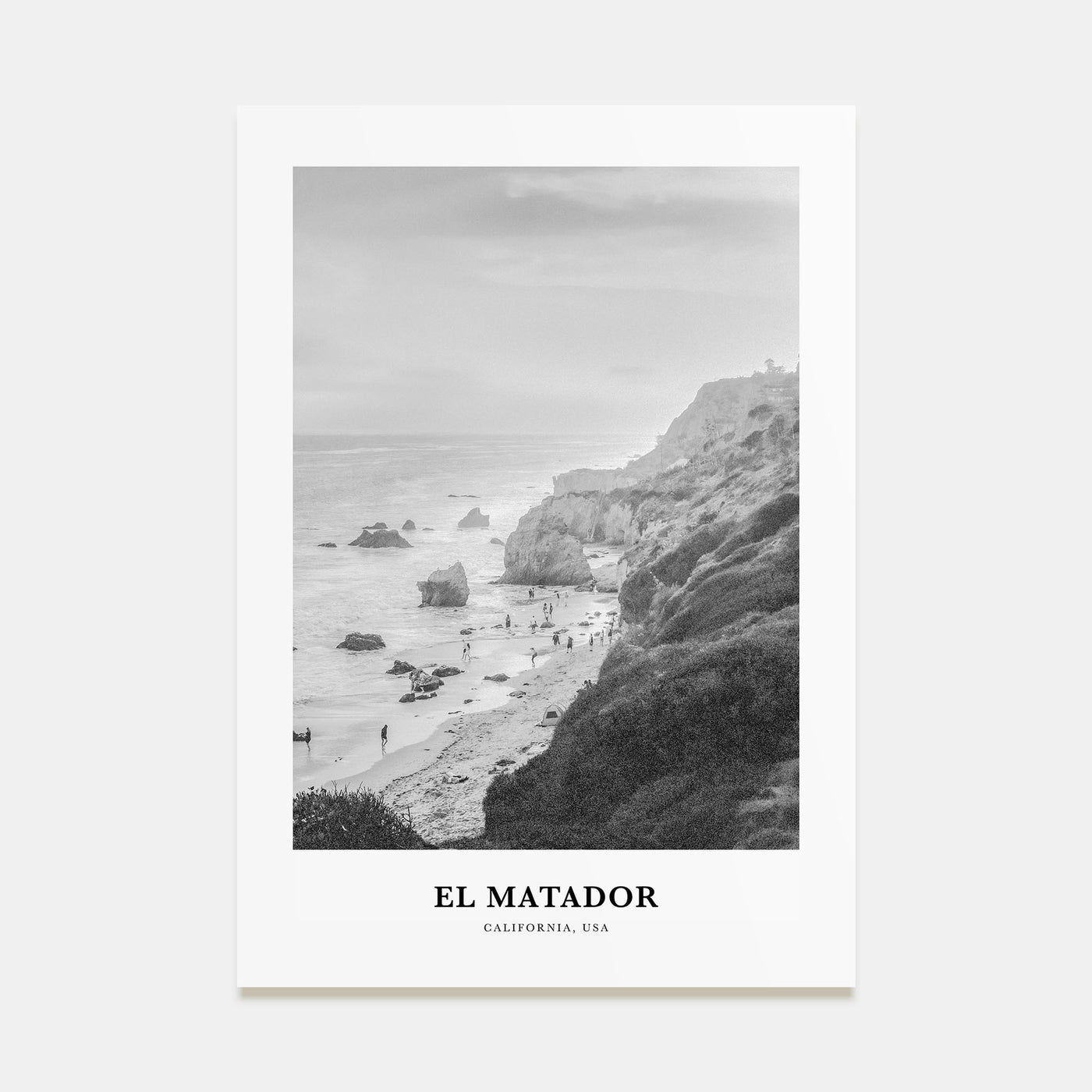 El Matador Portrait B&W Poster