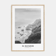 El Matador Portrait B&W Poster