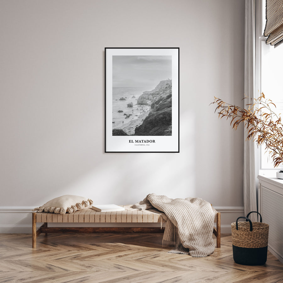 El Matador Portrait B&W Poster