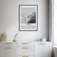 El Matador Travel B&W Poster