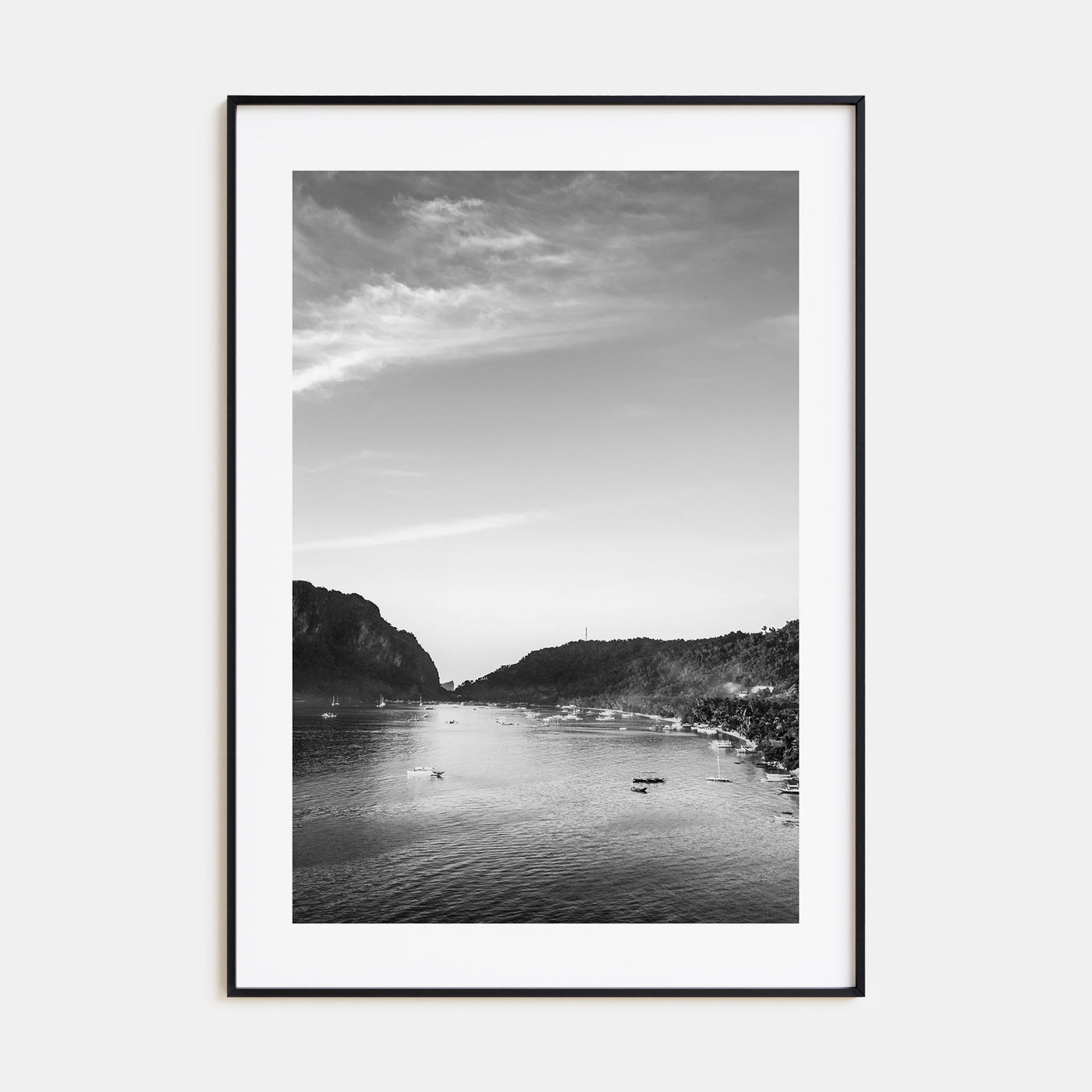 El Nido Photo B&W Poster