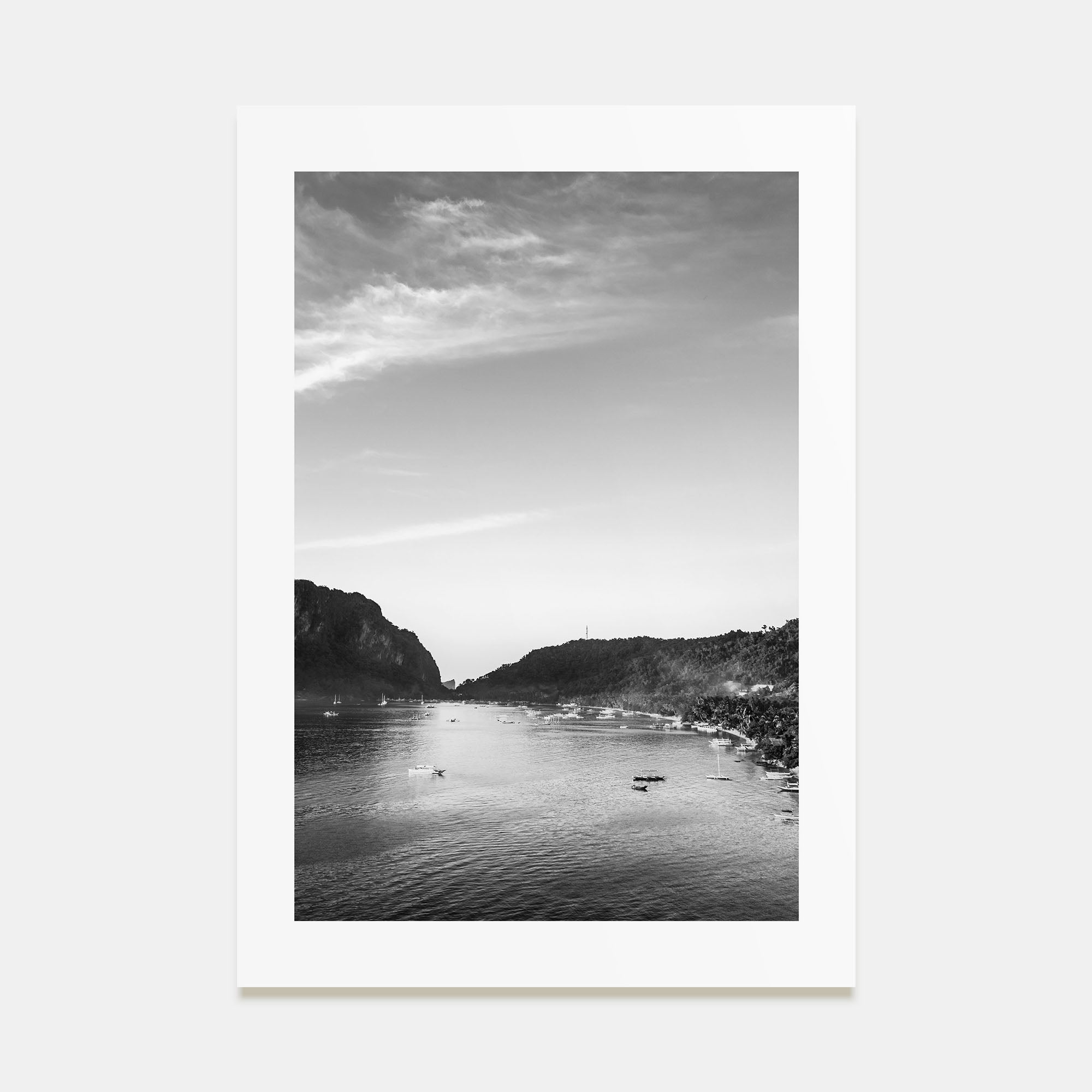 El Nido Photo B&W Poster
