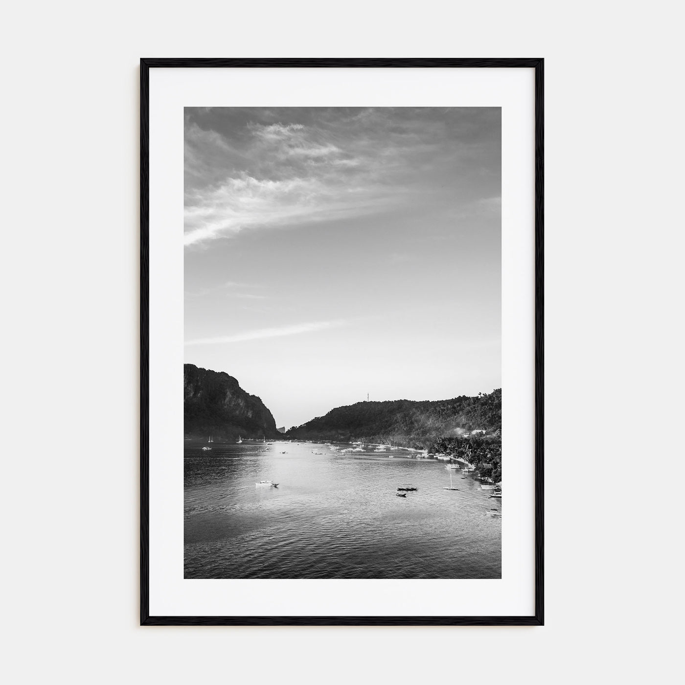 El Nido Photo B&W Poster