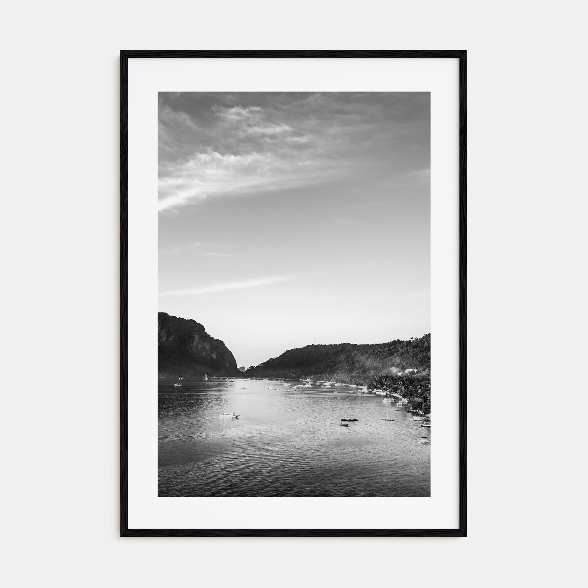 El Nido Photo B&W Poster
