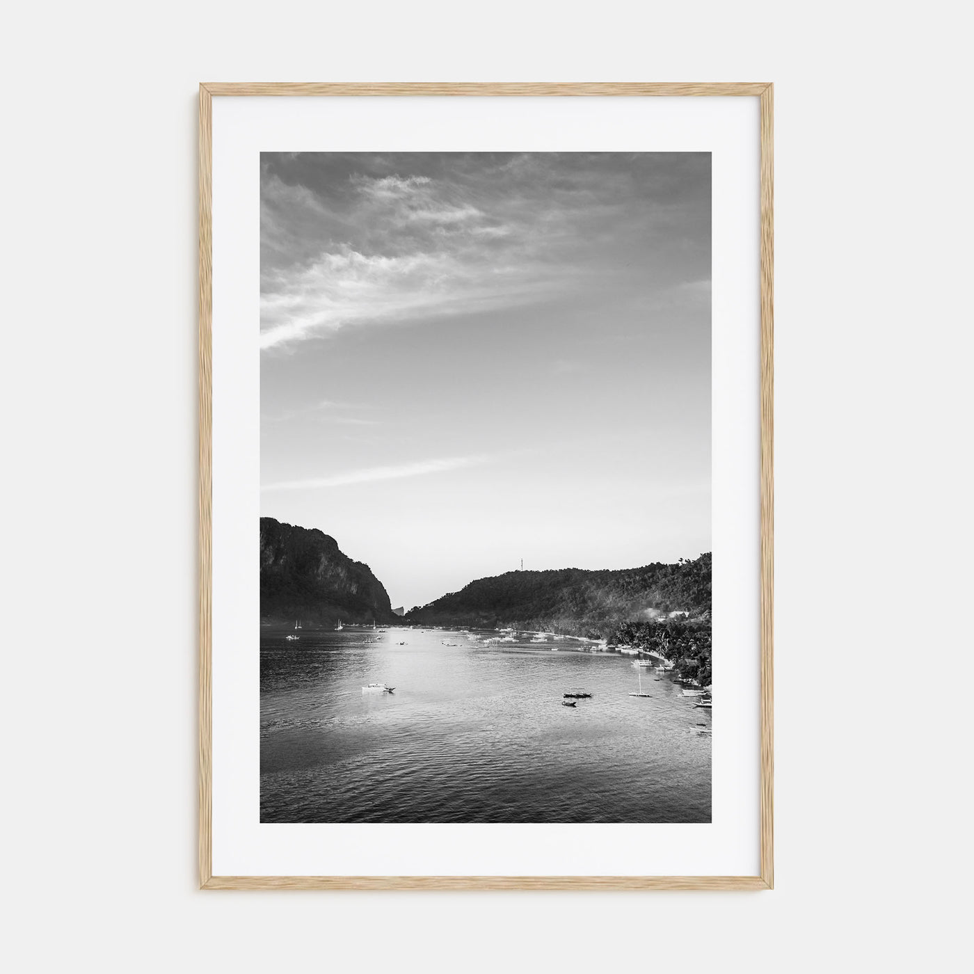 El Nido Photo B&W Poster