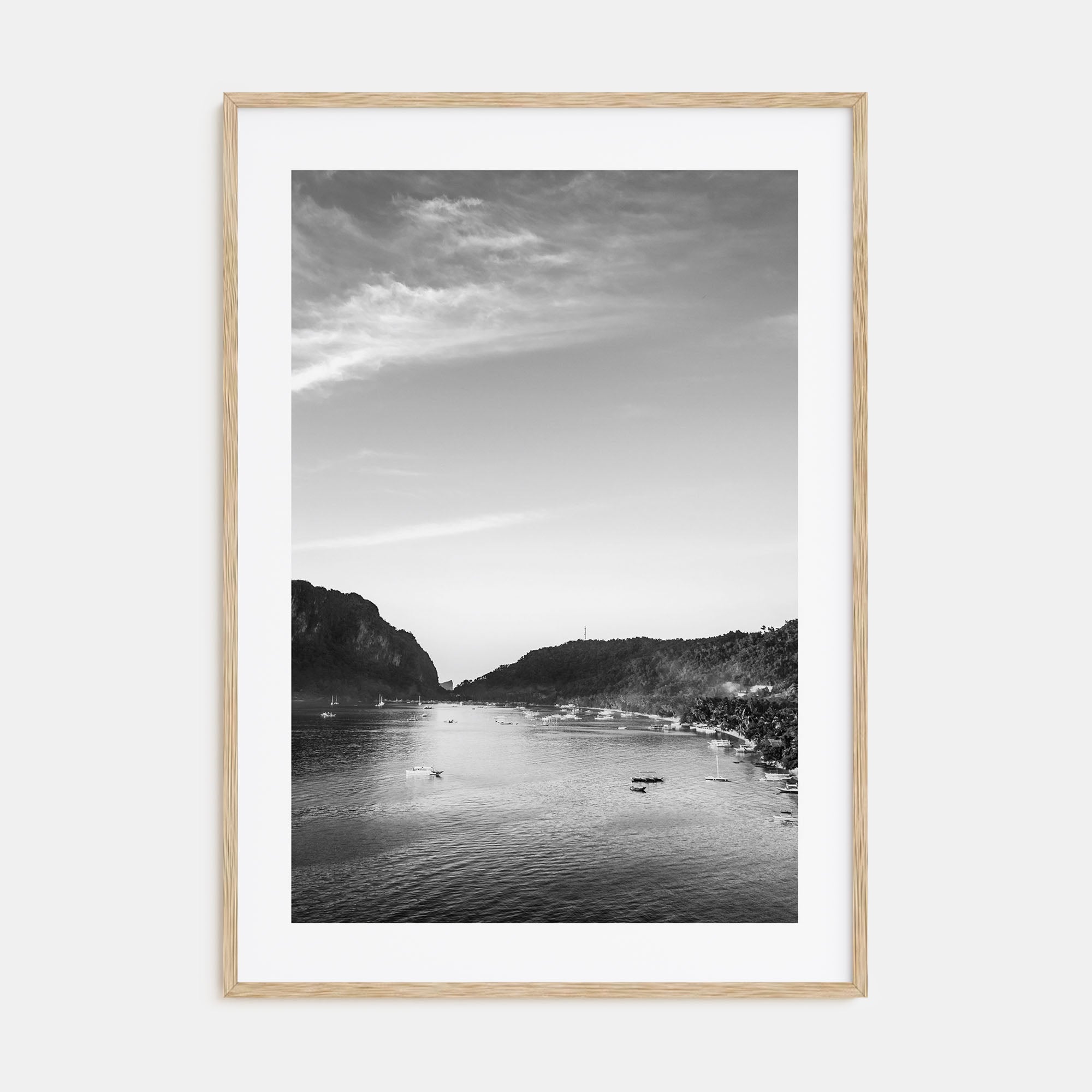 El Nido Photo B&W Poster