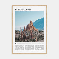 El Paso County Travel Color Poster