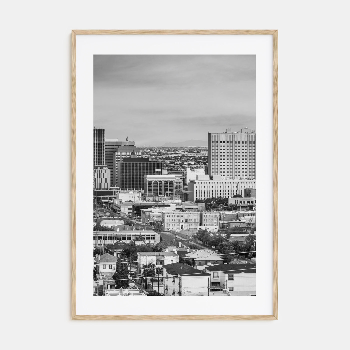 El Paso Photo B&W Poster
