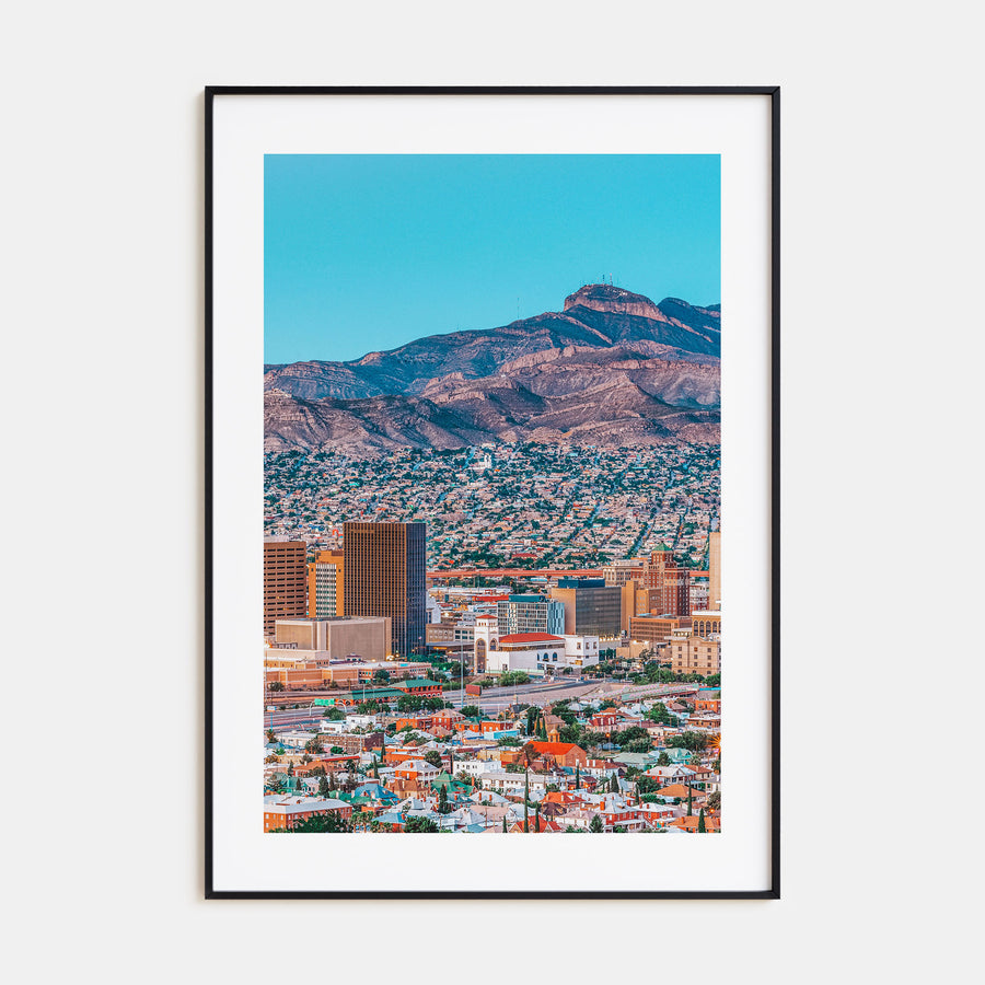 El Paso Photo Color Poster
