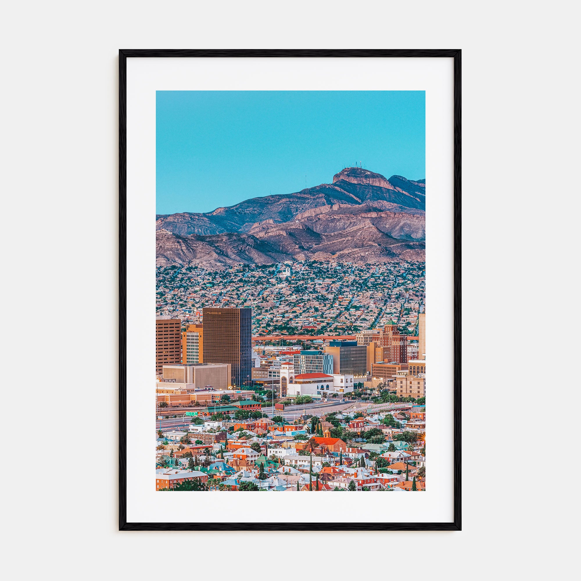 El Paso Photo Color Poster
