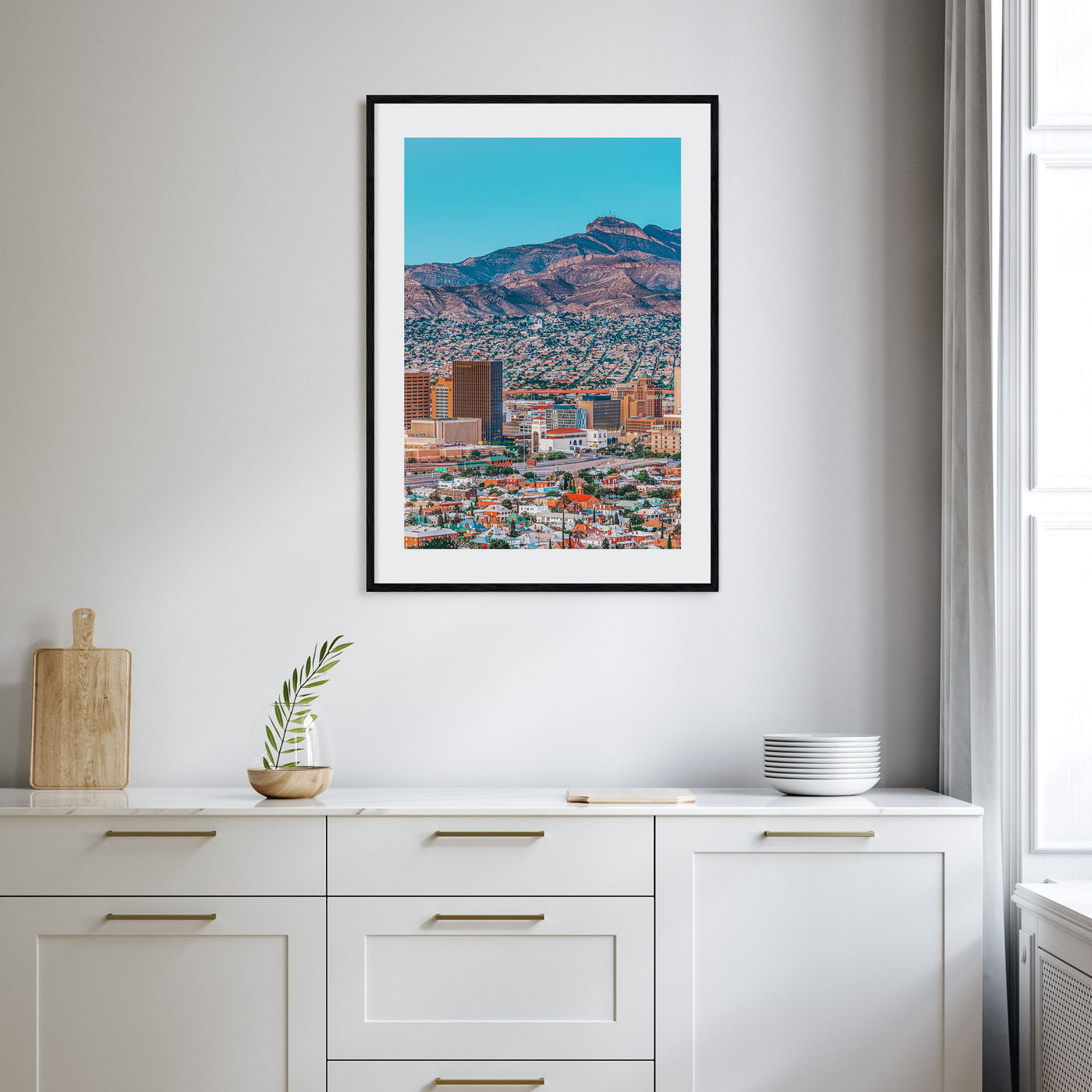El Paso Photo Color Poster
