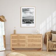 El Paso Portrait B&W No 3 Poster