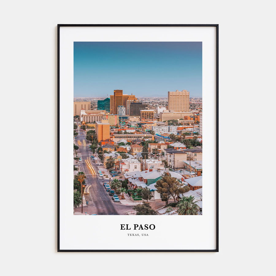 El Paso Portrait Color No 1 Poster