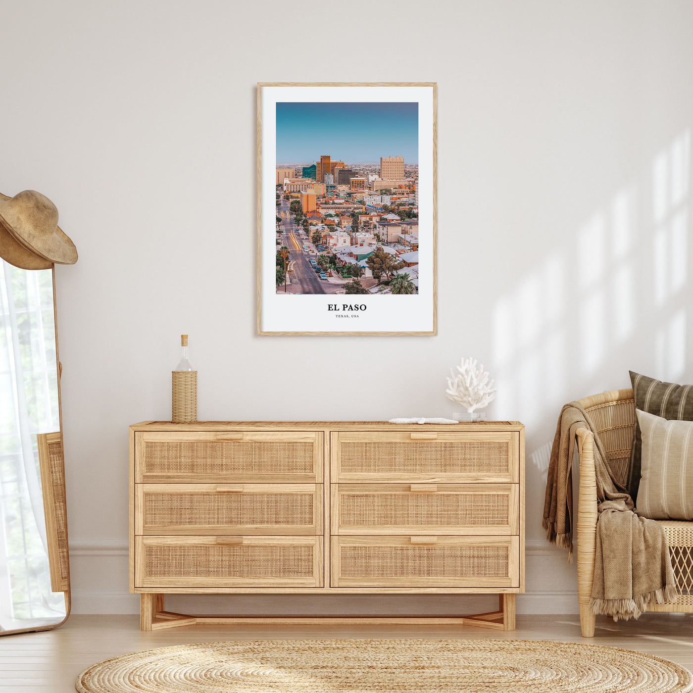 El Paso Portrait Color No 1 Poster