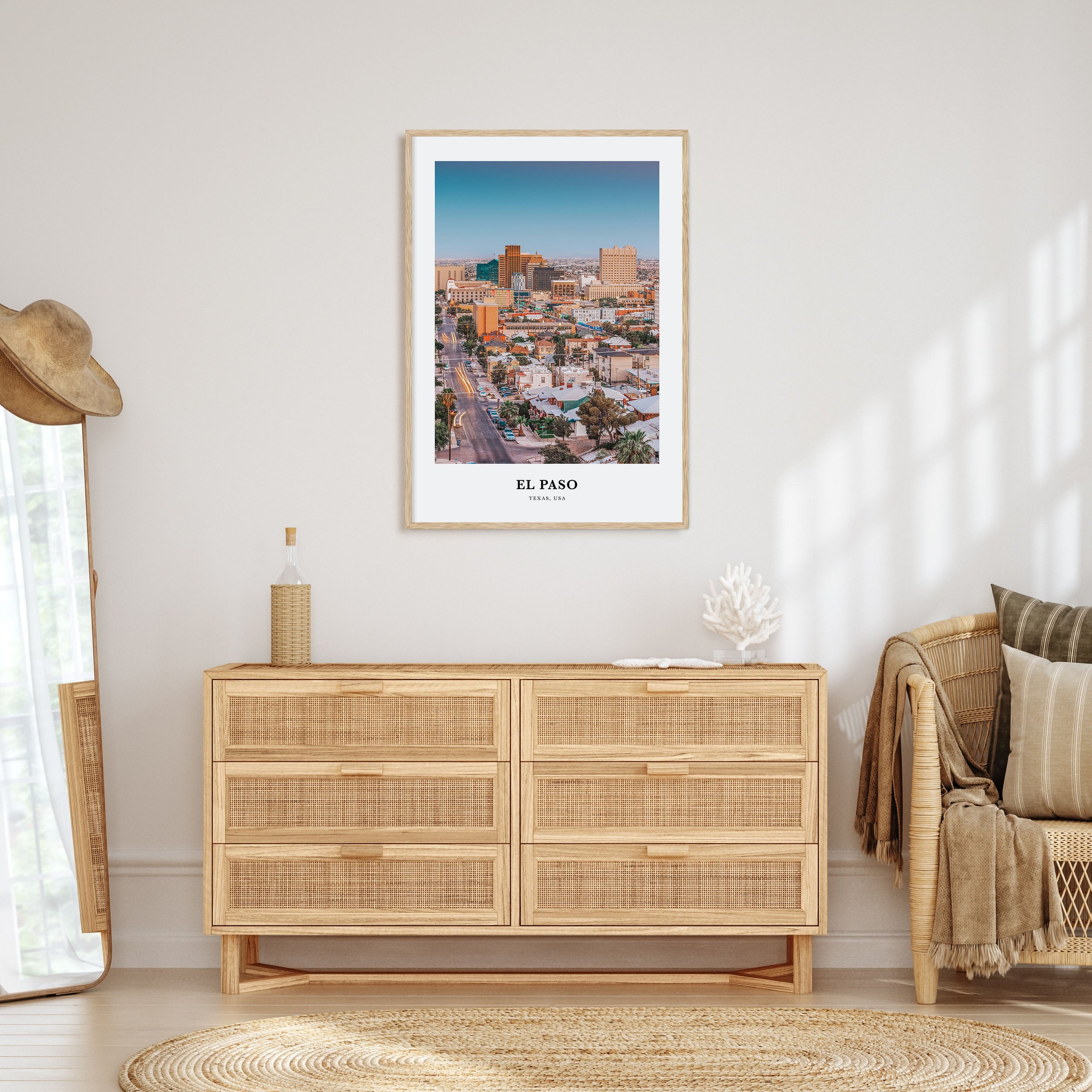 El Paso Portrait Color No 1 Poster