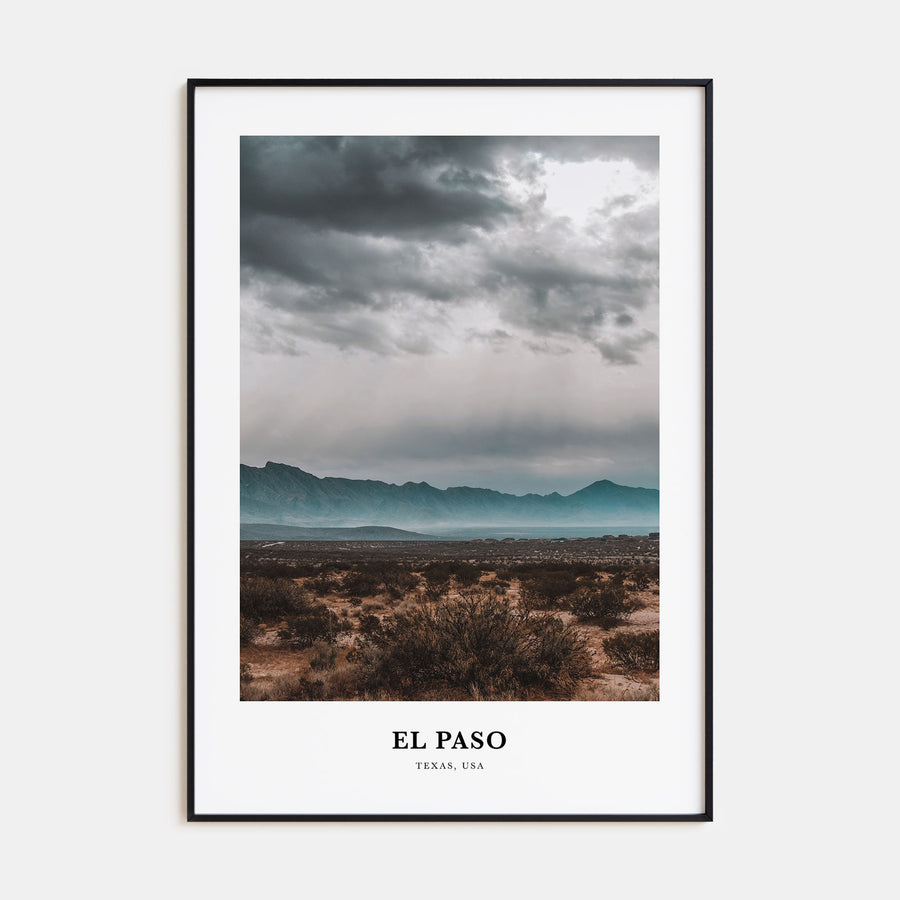 El Paso Portrait Color No 2 Poster