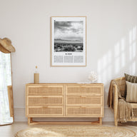 El Paso Travel B&W No 2 Poster