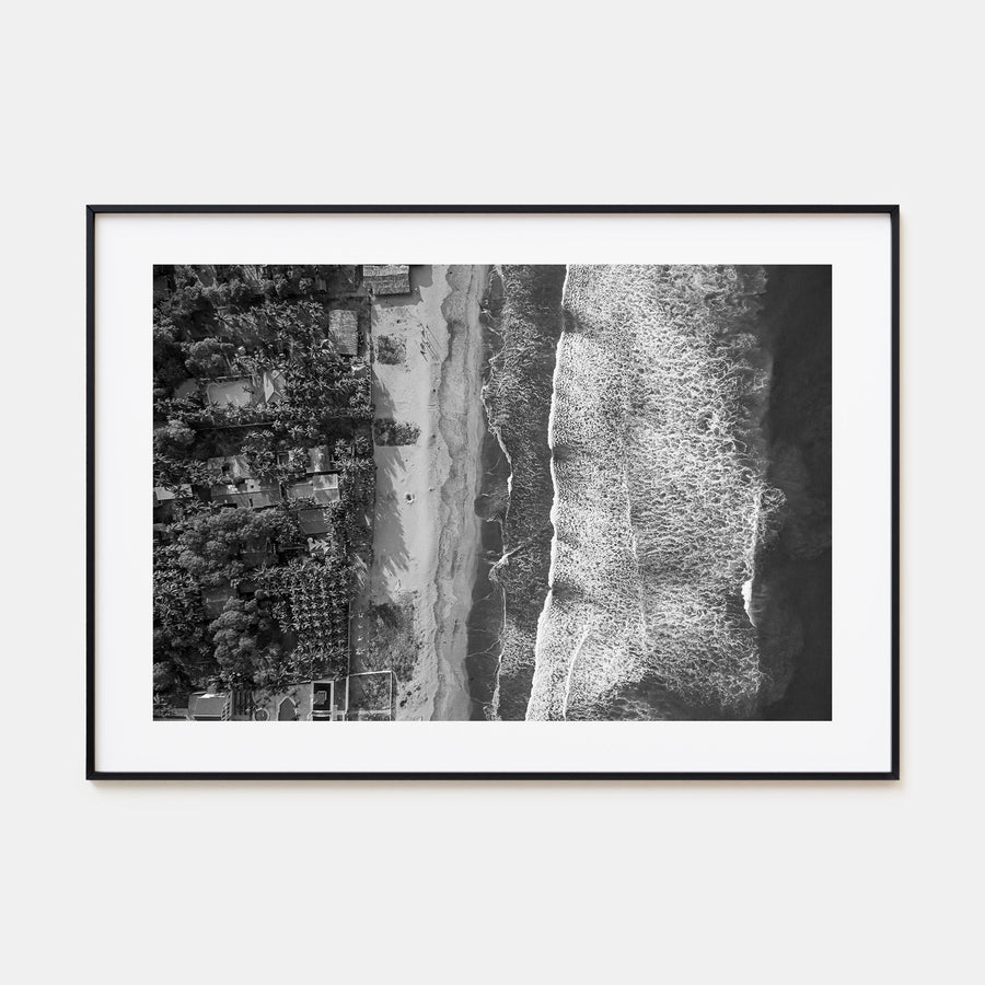 El Salvador Landscape B&W Poster