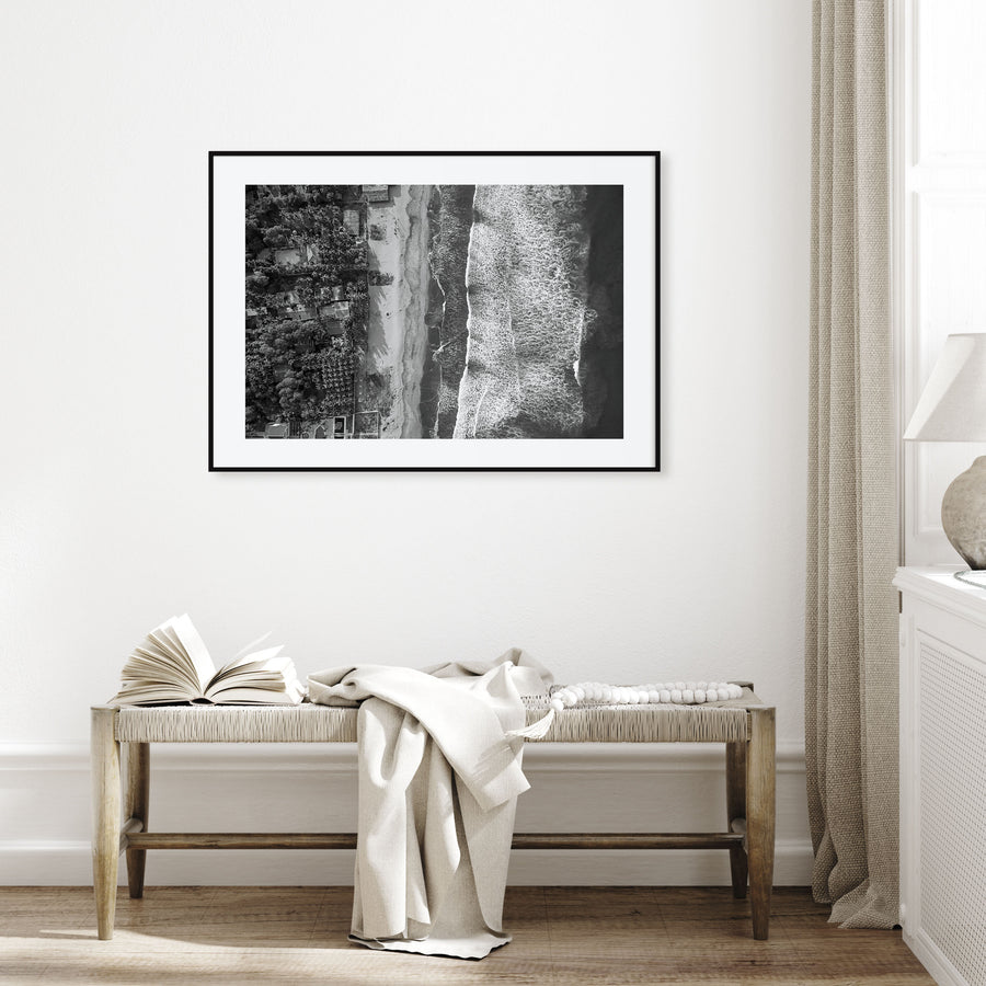 El Salvador Landscape B&W Poster