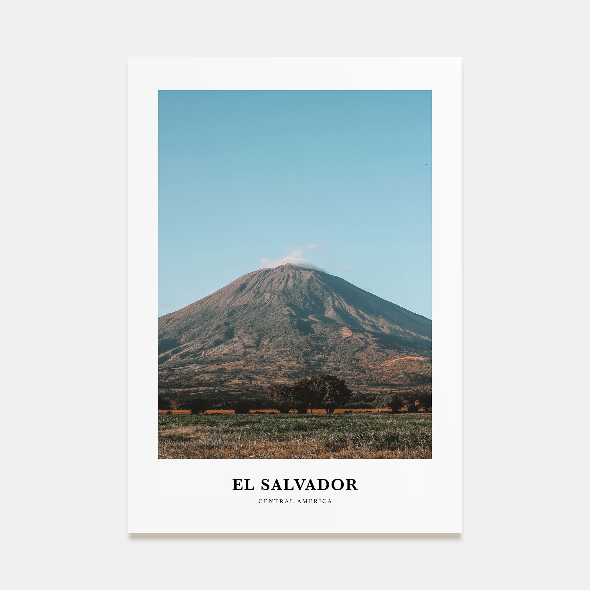El Salvador Portrait Color Poster